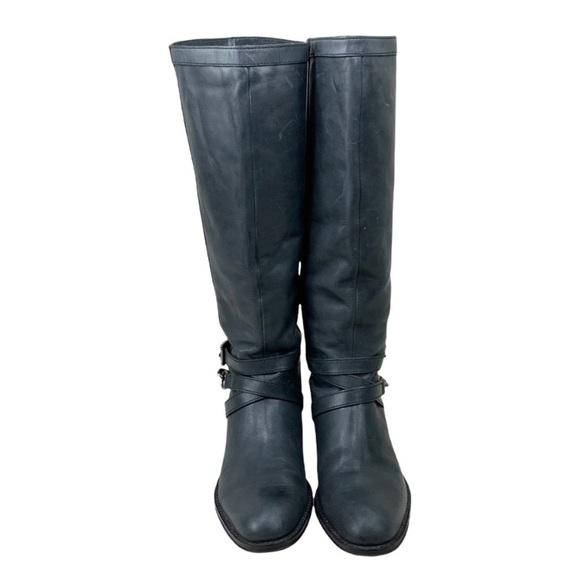 Coach Tall Marlena Leather Knee High Riding Boots 9.5 - Picture 3 of 11